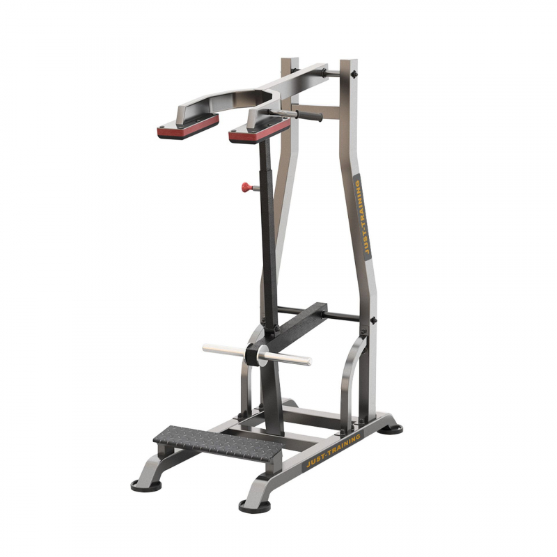 Тренажер для голени стоя на свободных весах